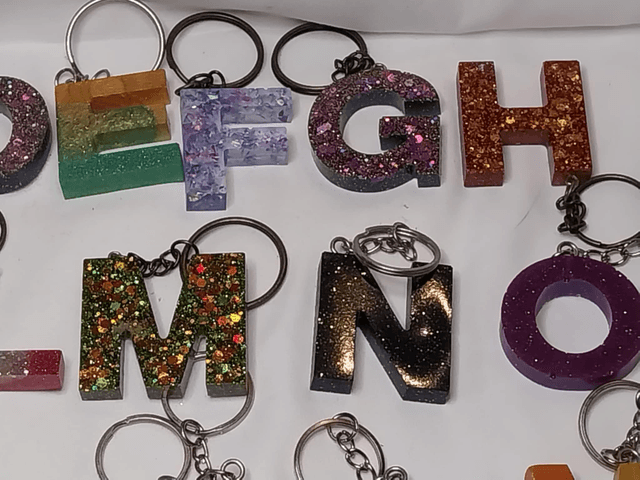 Letter Keyring