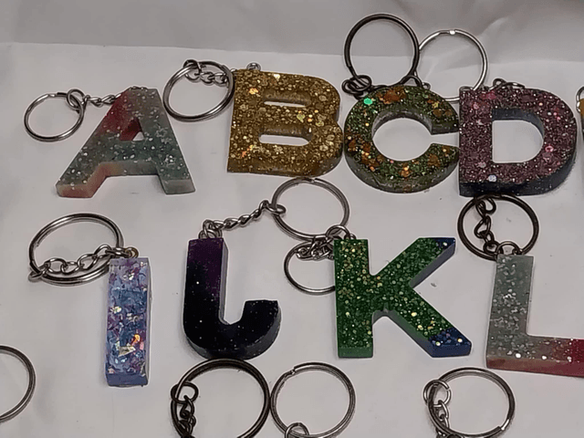 Letter Keyring