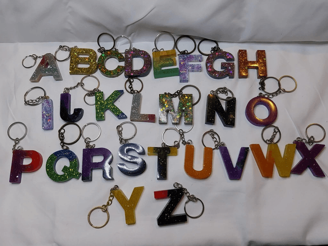 Letter Keyring