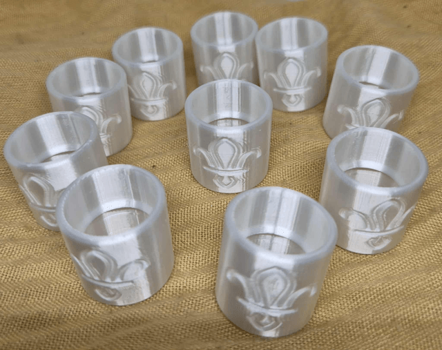 Woggle - Gloss - White Platinum - 10 Pack