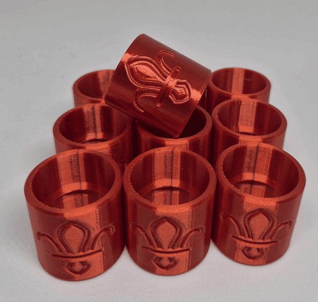 Woggle - Gloss - Red Ruby - 10 Pack