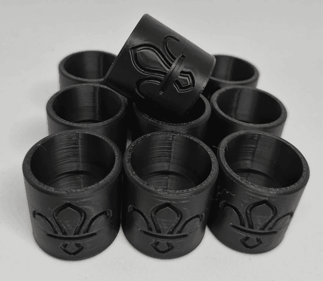 Woggle - Basic - Black - 10 Pack